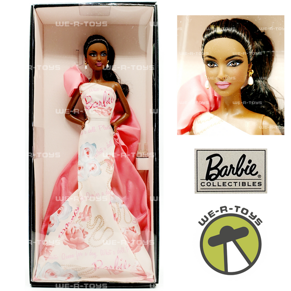 Rose Splendor Barbie Doll African American Pink Label Avon Exclusive Robert Best