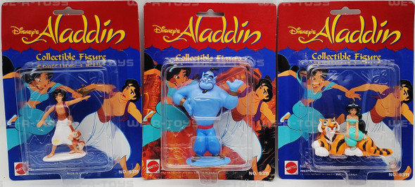 Disney's Aladdin Collectible Figures Set of 6 Vinyl Figures 1992 Mattel 5311 NEW