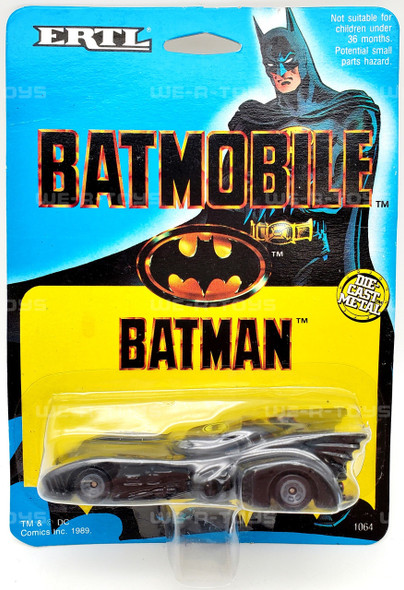 DC ERTL Batman 1989 Movie Batmobile Diecast Vehicle DC Comics 1989 NRFP