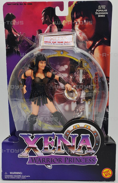 Xena Warrior Princess Xena with Sword Drawing Action 1998 Toy Biz 42001 NRFP