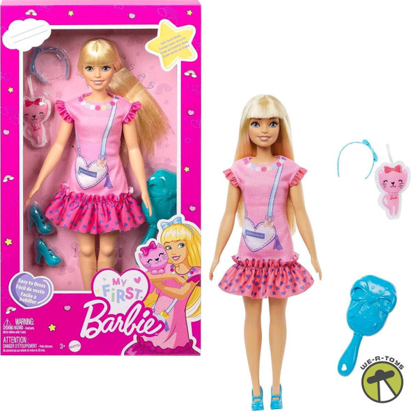 Barbie My First Barbie Preschool Doll "Malibu" Blonde Hair Soft Posable Body