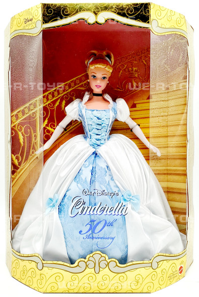 Walt Disney's 50th Anniversary Cinderella Collector Doll 1999 Mattel No. 26291