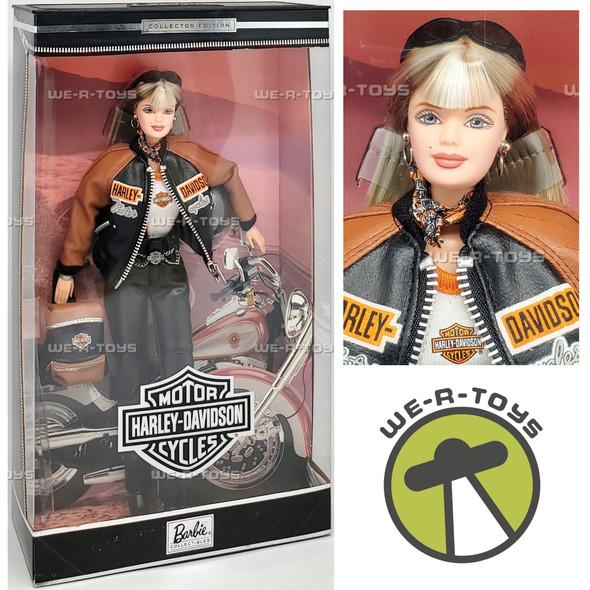 Barbie Harley Davidson Motorcycles Collector Doll 1999 Mattel 25637
