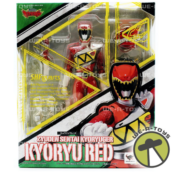 Power Rangers Bandai S.H.Figuarts Zyuden Sentai Kyoryuger Kyoryu Red Action Figure