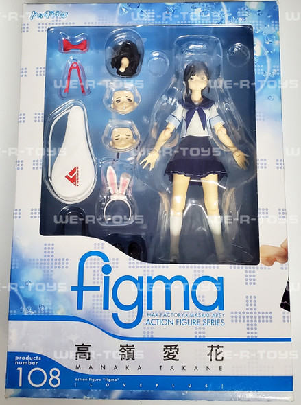 Figma Max Factory Figma Manaka Takane LovePlus Action Figure Series #108 NRFP