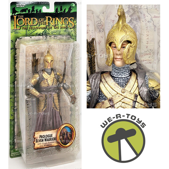 Lord of the Rings Prologue Elven Warrior Action Figure 2003 Toy Biz 81384 NRFP