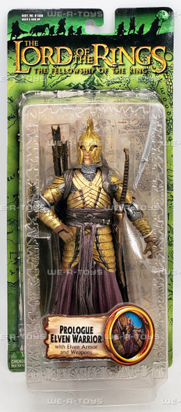 Lord of the Rings Prologue Elven Warrior Action Figure 2003 Toy Biz 81384 NRFP