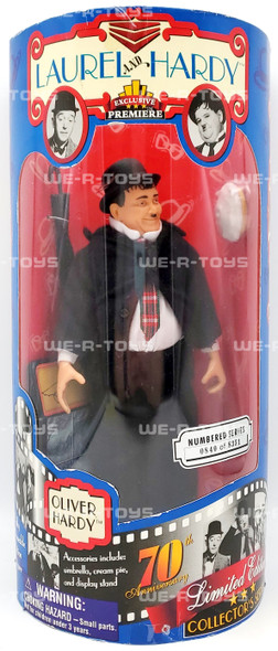 Laurel and Hardy Oliver Hardy Action Figure in Suit 70th Anniversary NRFB
