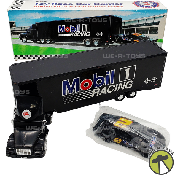 1994 Mobil Toy Race Car Carrier Limited Edition NEW