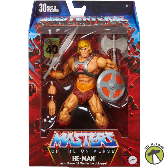 Masters of the Universe Masterverse He-Man 40th Anniversary Action Figure 2022