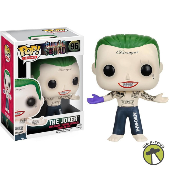 Funko POP Movies: Suicide Squad Action Figure, The Joker Shirtless