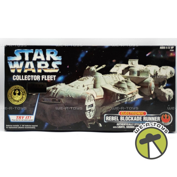 Star Wars Collector Fleet Electronic Rebel Blockade Runner 1996 Kenner #27844