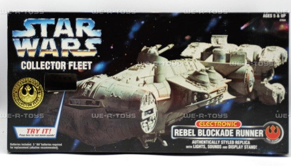 Star Wars Collector Fleet Electronic Rebel Blockade Runner 1996 Kenner #27844