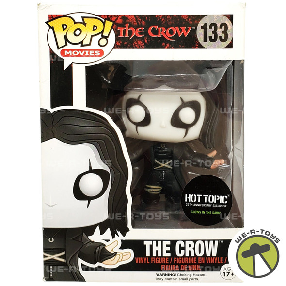 Funko Pop! Movies The Crow 25th Anniversary Glow in the Dark Hot Topic Exclusive