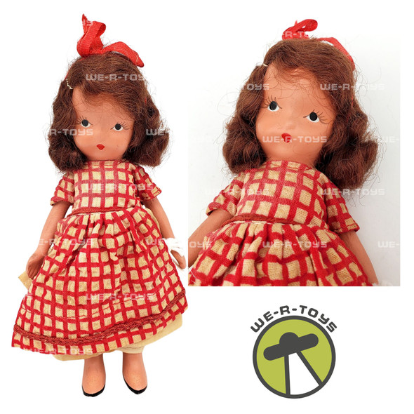 Nancy Ann Storybook Series #117 School Days 5in Bisque Doll 1940s