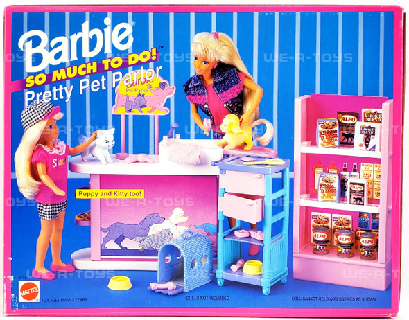 Barbie So Much to Do! Pretty Pet Parlor 1994 Mattel 67154 NRFB