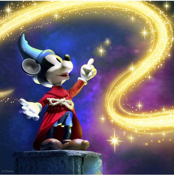 Disney Ultimates Fantasia Sorcerers Apprentice Mickey Mouse Action Figure Super7