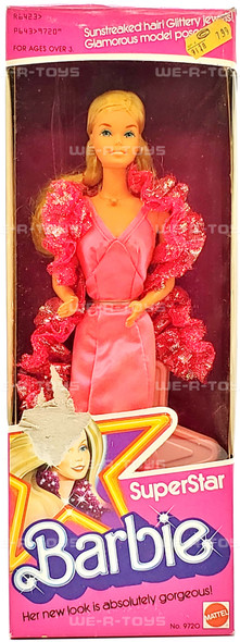 SuperStar Barbie Her New Look is Absolutely Gorgeous 1976 Mattel No 9720 USED