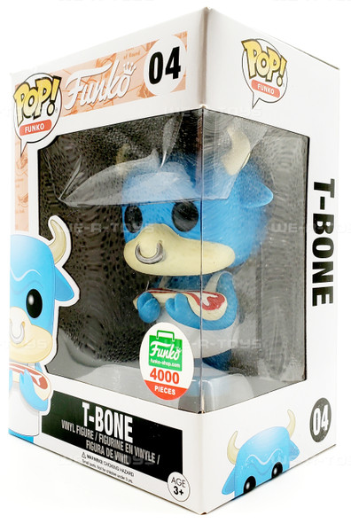 Funko Pop! T-Bone Funko-Shop Exclusive Collectible Vinyl Figure Blue LE 4000