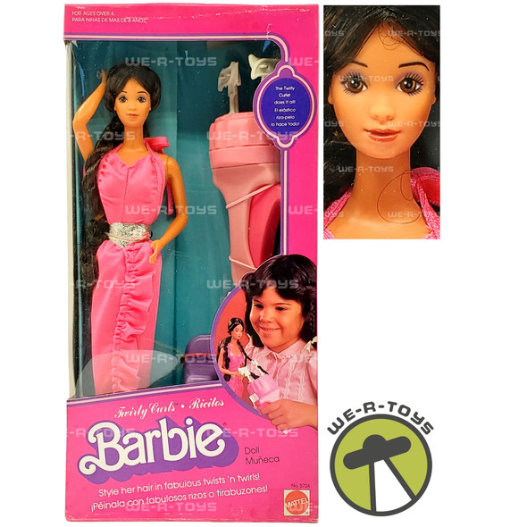 Twirly Curls Ricitos Hispanic Barbie Doll 1982 Mattel # 5724 NRFB