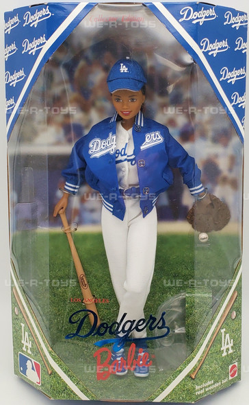 Barbie L.A. Dodgers Collector Edition African American Doll 1999 Mattel NRFB