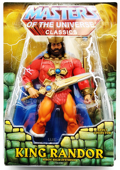 Masters of The Universe Classics King Randor OG Figure P4030 Mattel 2009 NEW