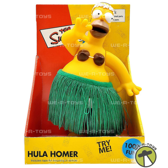  The Simpsons Hula Homer Sings Tiny Bubbles Plus Homer Sayings 2002 NRFB 