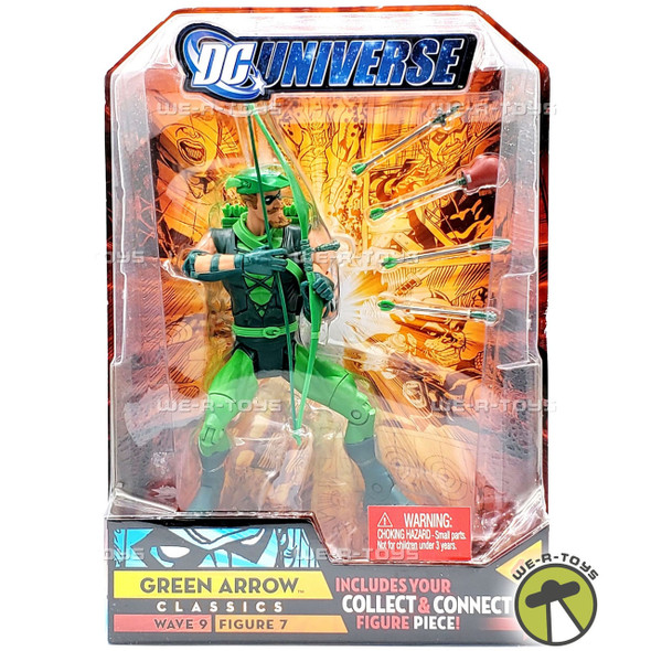  DC Universe Classics Green Arrow Wave 9 Figure 7 2009 Mattel N7180 NRFP 