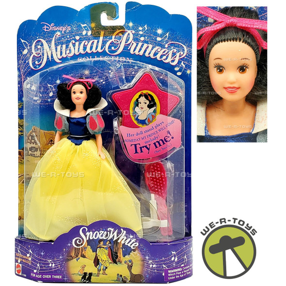  Disney's Musical Princess Collection Snow White Doll 1994 Mattel 11599 NRFP 