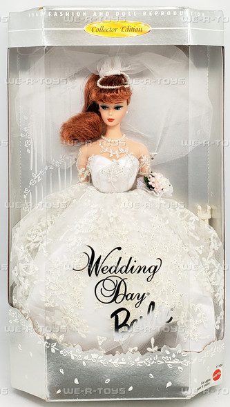 Wedding Day Barbie Doll Redhead 1961 Reproduction 1996 Mattel 17120