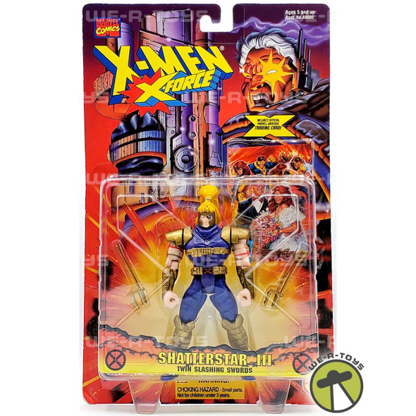 Marvel X-Men X-Force Shatterstar III With Twin Slashing Swords Marvel Comics 1996 NRFP 