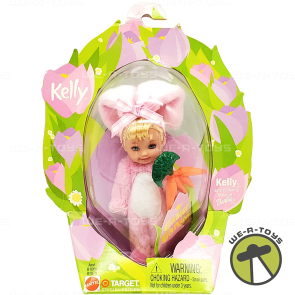 Barbie Easter Garden Kelly in Pink Bunny Suit 2002 Mattel