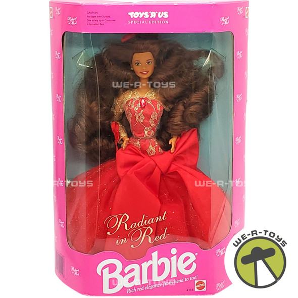 Barbie Radiant in Red Doll African American 1992 Mattel 4113 NEW