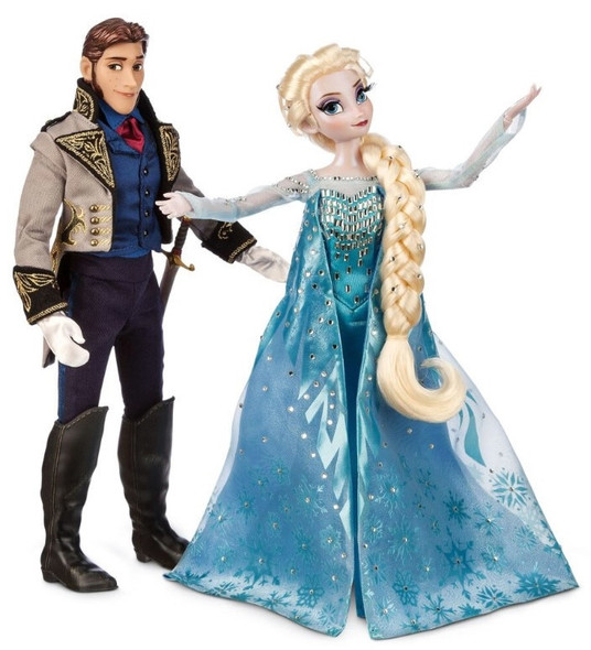 Disney Designer Collection Fairytale Series Frozen Elsa and Hans Doll Set NEW