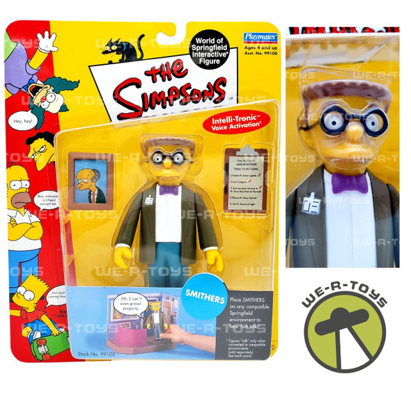 The Simpsons World Of Springfield Smithers Action Figure Playmates NRFP