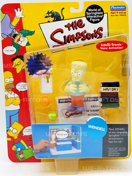 The Simpsons World Of Springfield Wendell Action Figure Playmates NRFP 