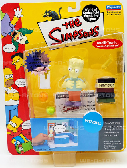 The Simpsons World Of Springfield Wendell Action Figure Playmates NRFP