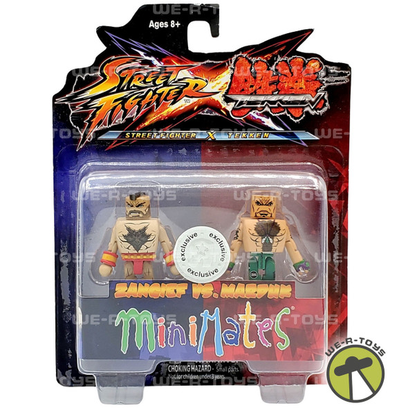 Street Fighter X Tekken Zangief Vs. Marduk Minimates Figures 2012 Capcom NRFP