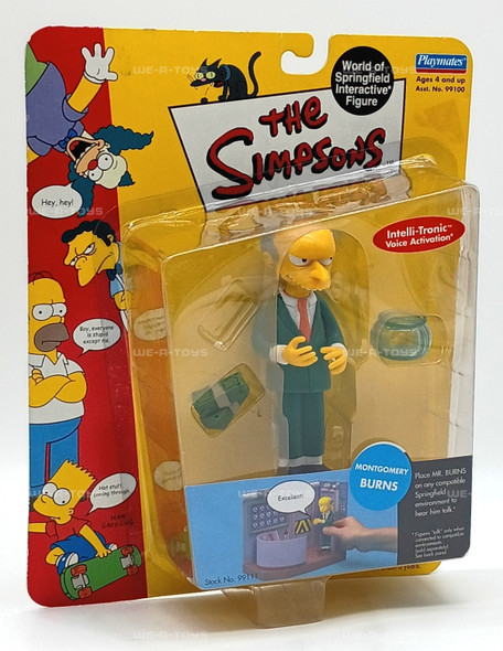 The Simpsons World Of Springfield Montgomery Burns Action Figure Playmates