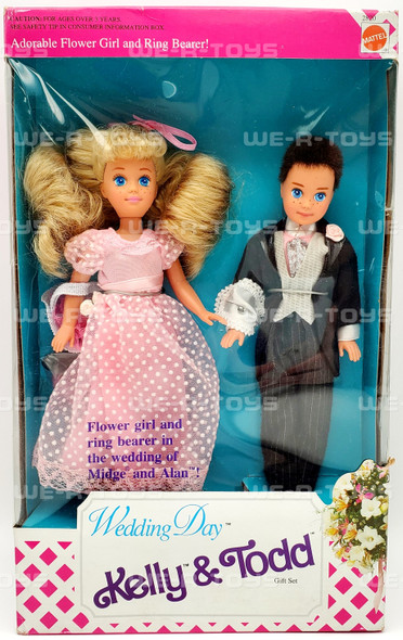 Wedding Day Kelly & Todd Gift Set Barbie Dolls 1991 Mattel 2820 NRFB