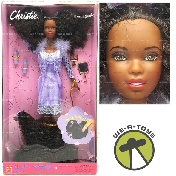 Glam 'n Groom Barbie Christie with Keely - Friend of Barbie 1999 Mattel #26252