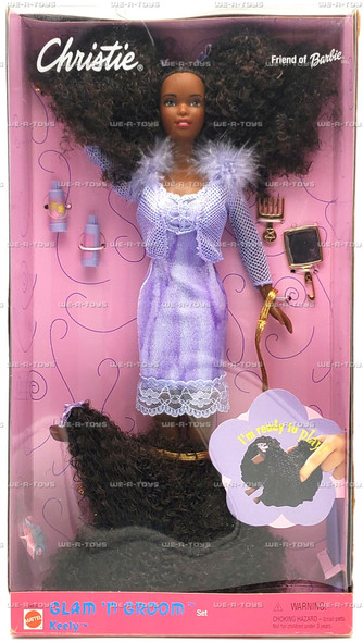 Glam 'n Groom Barbie Christie with Keely - Friend of Barbie 1999 Mattel #26252