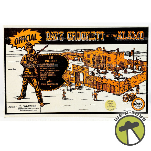 Davy Crockett at the Alamo 160th Anniversary Playset 1995 Marx Toys 3538