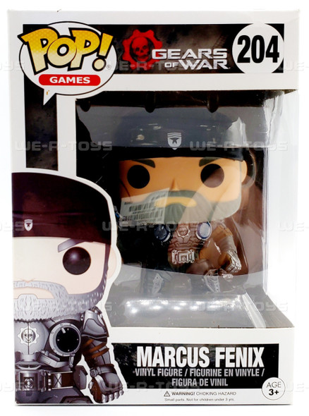 Gears of War Funko Pop! Games 204 Gears of War Marcus Fenix Collectible Vinyl Figure NEW