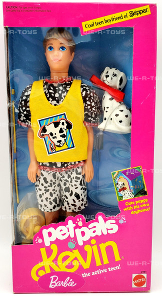 Barbie Pet Pals Kevin Doll Cool Boyfriend of Skipper with Dalmatian Mattel NRFB Barbie Pet Pals Kevin Doll Cool Boyfriend of Skipper with Dalmatian Mattel NRFB