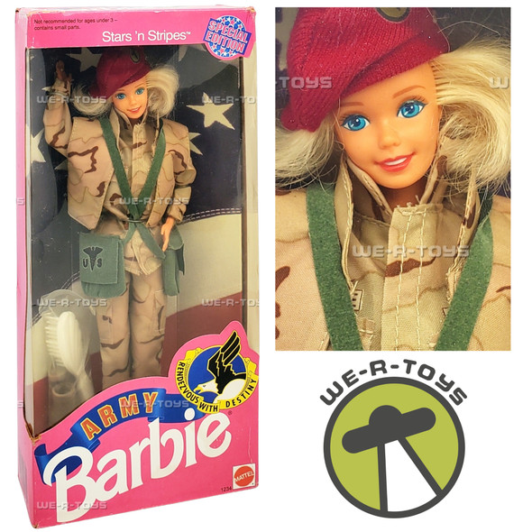 Barbie Army Special Edition Medic Doll Stars 'n Stripes 1992 Mattel #1234 NRFB