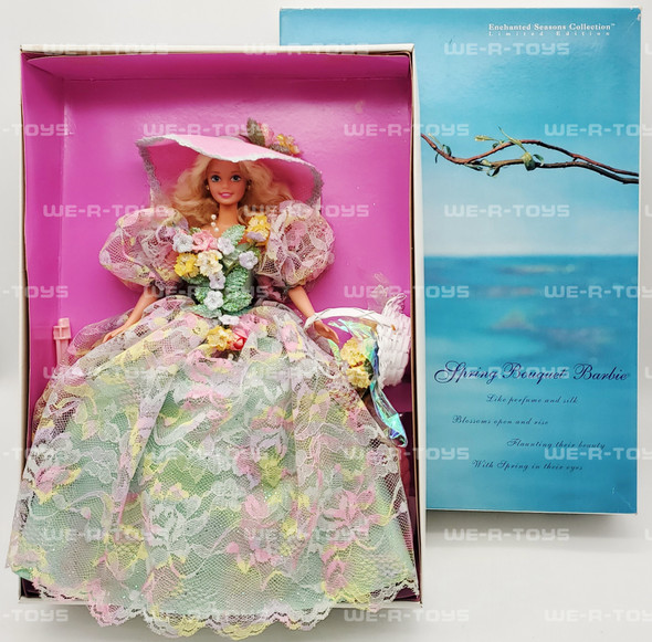 Spring Bouquet Barbie Doll Enchanted Seasons Collection 1994 Mattel 12989 USED