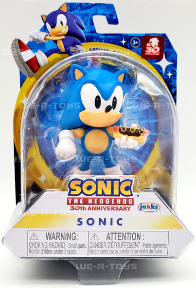 Sonic the Hedgehog 30th Anniversary Sonic with Chili Dog Jakks Pacific 2021 NRFP
