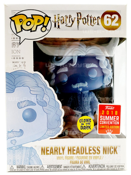 Funko POP! Harry Potter Nearly Headless Nick Glow-in-the-Dark Vinyl Figure