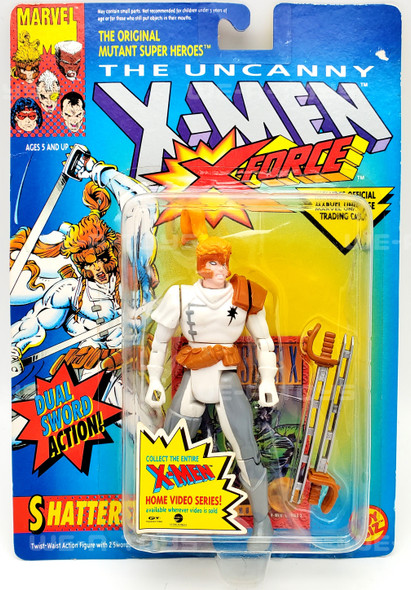 The Uncanny X-Men X-Force Shatterstar Dual Sword Action Figure Toy Biz NRFP